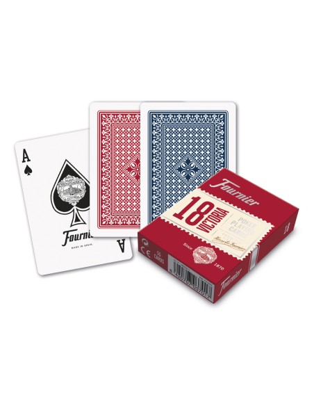 Baraja fournier poker ingles y bridge nº 18 55 cartas