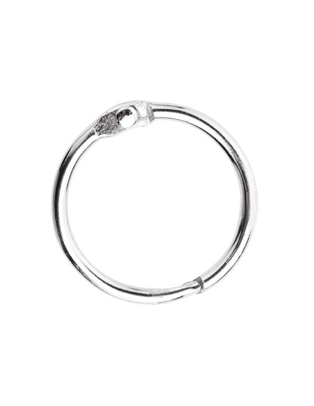 Anilla bisagra liderpapel niquelada n.4 diametro 40 mm caja de 10 unidades