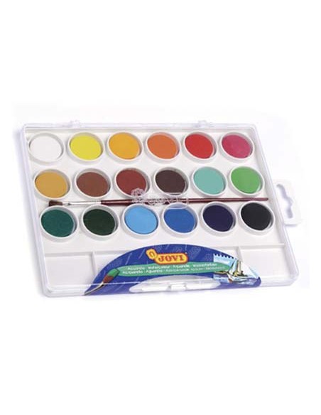 Acuarela jovi 18 colores con pincel estuche de...