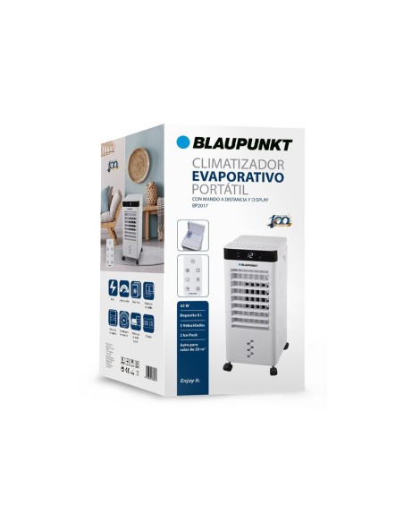 Climatizador evaporativo blaupunkt 65w deposito...