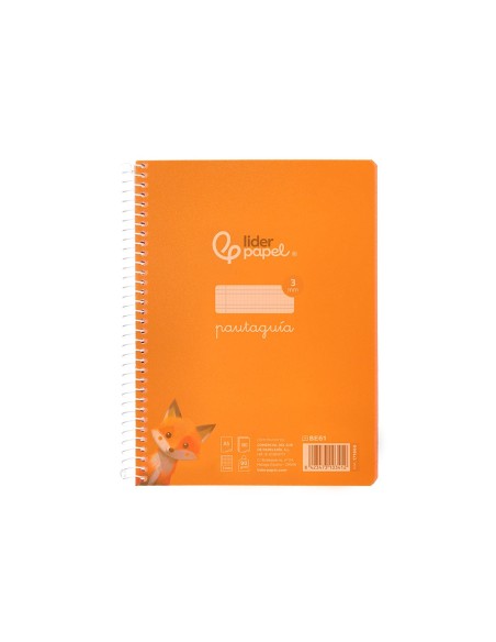 Cuaderno espiral liderpapel din a5 pautaguia...