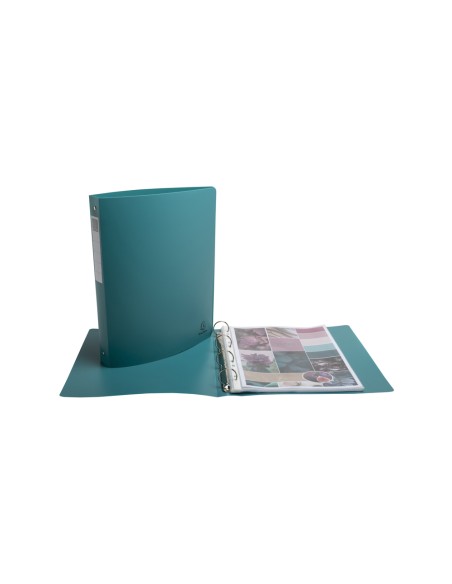 Carpeta de 4 anillas 30 mm exacompta skandi din a4+ polipropileno reciclado colores surtidos