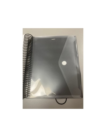 Carpeta pardo escaparate con espiral 80 fundas...