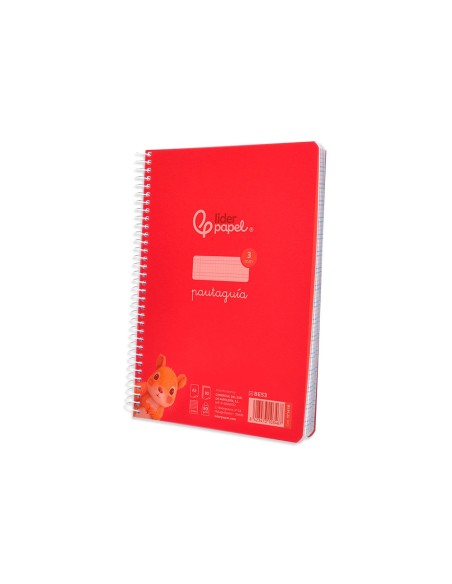 Cuaderno espiral liderpapel din a5 pautaguia...