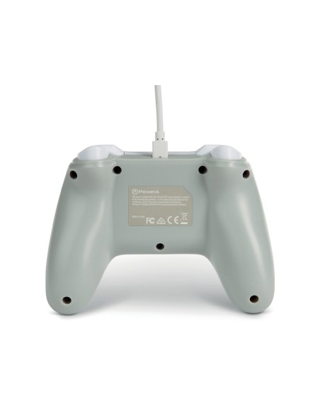 Mando power a con cable para nintendo switch blanco