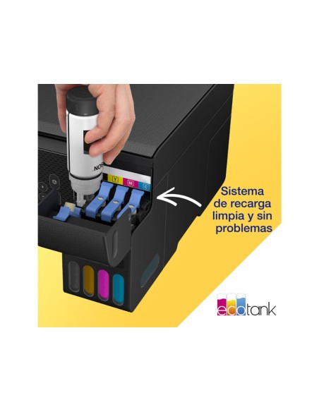 Equipo multifuncion epson ecotank et-2870 tinta color din a4 33 ppm negro / 15 ppm color wifi impresora escaner