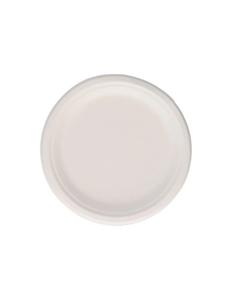 Plato fibra caña azucar bunzl biodegradable 22...