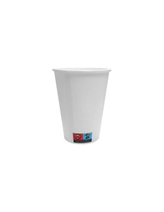 Vaso de papel blanco bunzl...