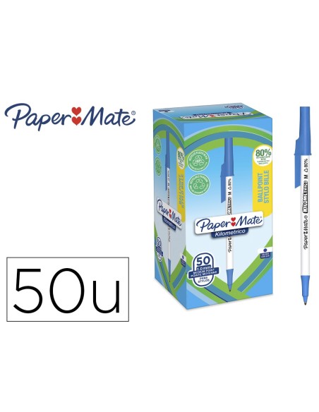 Boligrafo paper mate kilometrico punta 1 mm...