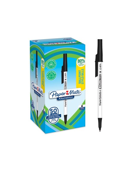 Boligrafo paper mate kilometrico punta 1 mm...