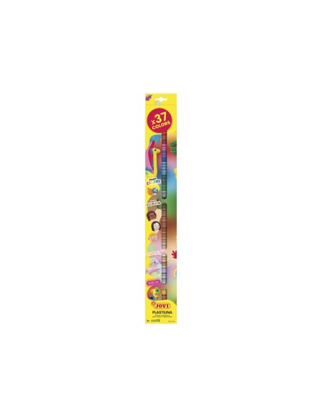 Plastilina jovi barra 15 gr estuche de 37...