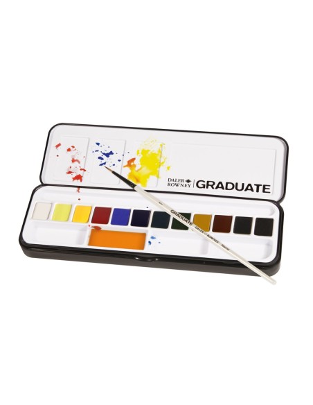 Acuarela daler rowney graduate caja metal de 12...