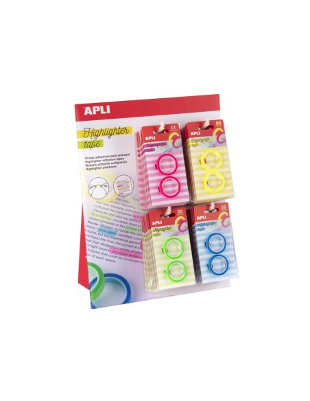 Cinta adhesiva apli neon para resaltar textos...