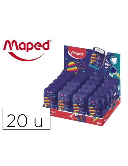 Sacapuntas maped plastico connect pixel party 2...