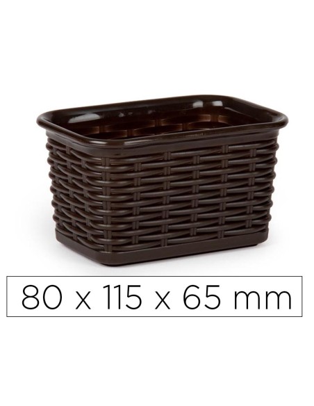 Bandeja plastico plasticforte nº 5 mimbre...