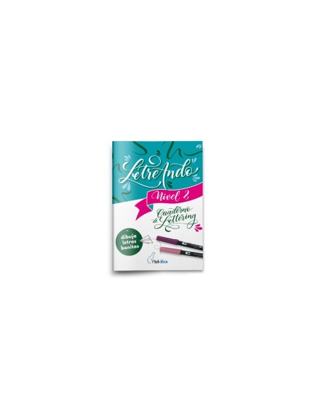 Cuaderno lettering minkblau letreando nivel 2...