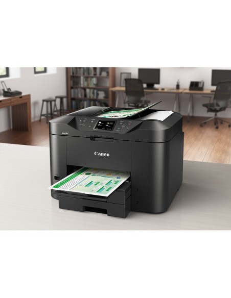 Equipo multifuncion canon maxify mb2750 tinta color 24ppm negro 15ppm din a4 color wifi impresora escaner