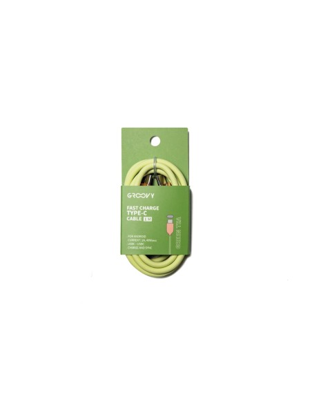 Cable groovy usb 2.0 tipo c a tipo c longitud 1...