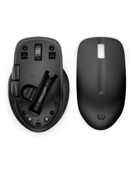 Raton hp 435 optico multidispositivo inalambrico 5 botones 4000 dpi color negro