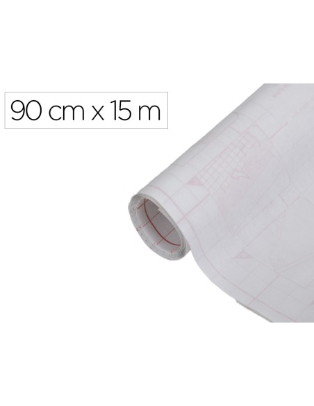 Rollo adhesivo d-c-fix blanco mate ancho 90 cm largo 15 mt