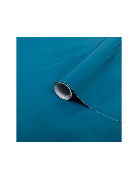 Rollo adhesivo d-c-fix azul petroleo ancho 45 cm largo 15 mt