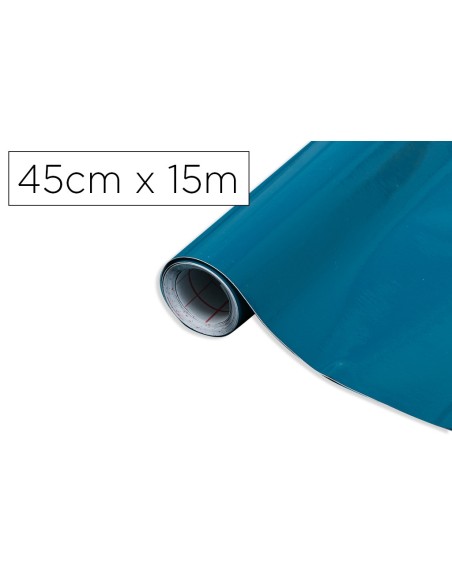 Rollo adhesivo d-c-fix azul petroleo ancho 45...