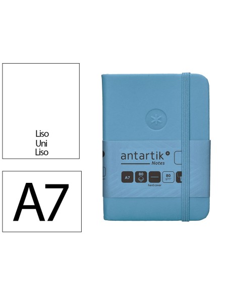 Cuaderno con gomilla antartik notes tapa dura...