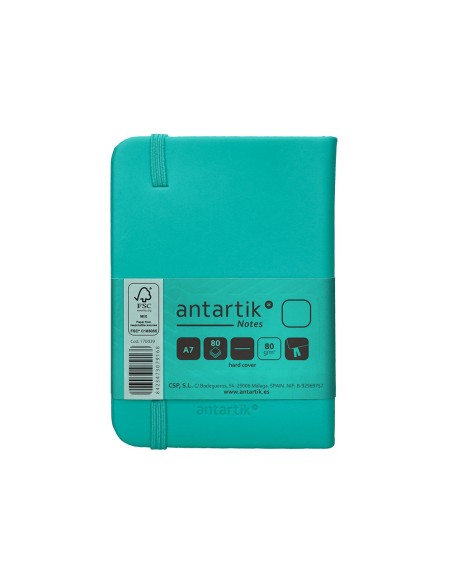 Cuaderno con gomilla antartik notes tapa dura...
