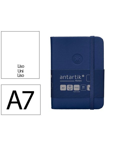 Cuaderno con gomilla antartik notes tapa dura...