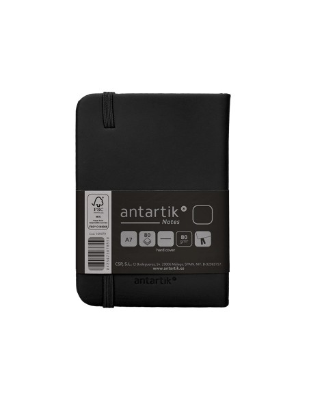 Cuaderno con gomilla antartik notes tapa dura...