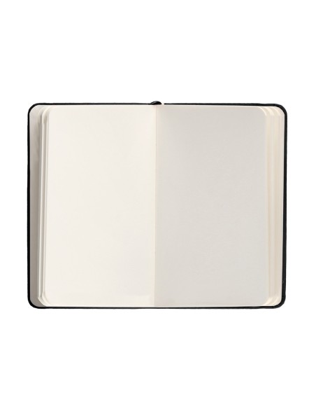 Cuaderno con gomilla antartik notes tapa dura a6 hojas lisas negro 100 hojas 80 gr fsc