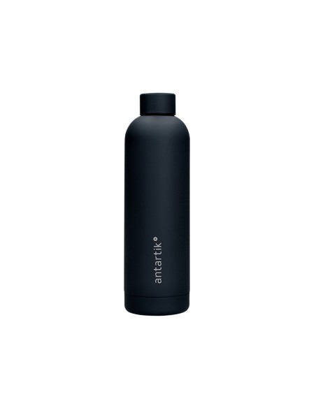 Botella portaliquidos antartik isotermica acero inoxidable libre de bpa color negro 750 ml
