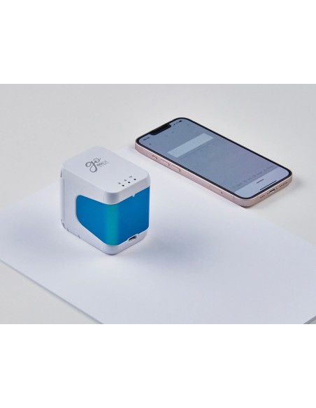 Impresora portatil colop e-mark go multicolor wifi impresion 14 mm alto x 150 mm longitud color blanco