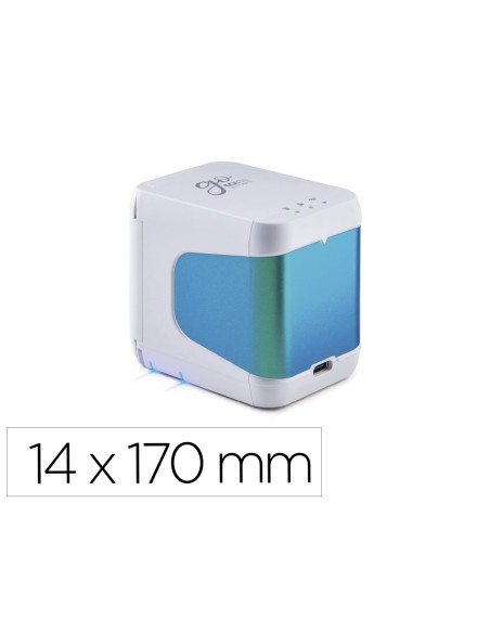 Impresora portatil colop e-mark go multicolor wifi impresion 14 mm alto x 150 mm longitud color blanco