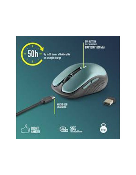 Raton ngs evo rust optico 800/1200/1600 dpi...