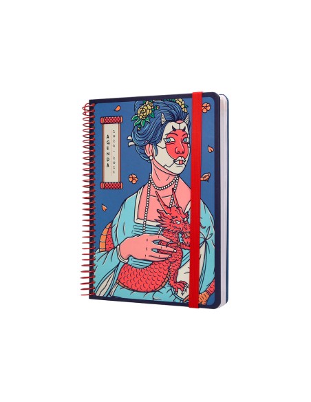 Agenda escolar liderpapel año 24 - 25 curso fantasia the women día página a5