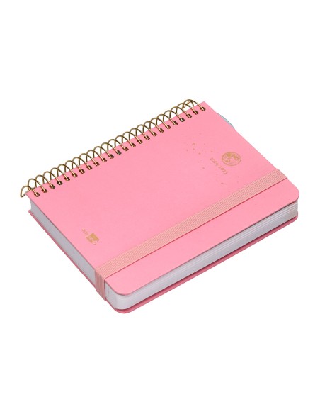 Agenda escolar liderpapel año 24 - 25 curso classic lines rosa día página a6