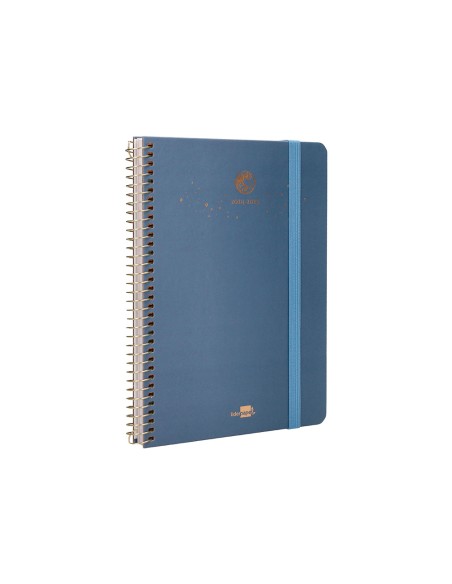 Agenda escolar liderpapel año 24 - 25 curso classic lines azul 2 días página a5