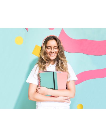 Agenda escolar liderpapel año 24 - 25 curso classic menta 2 días página a5
