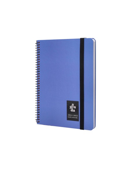 Agenda escolar liderpapel año 24 - 25 curso classic azul 2 días página a5