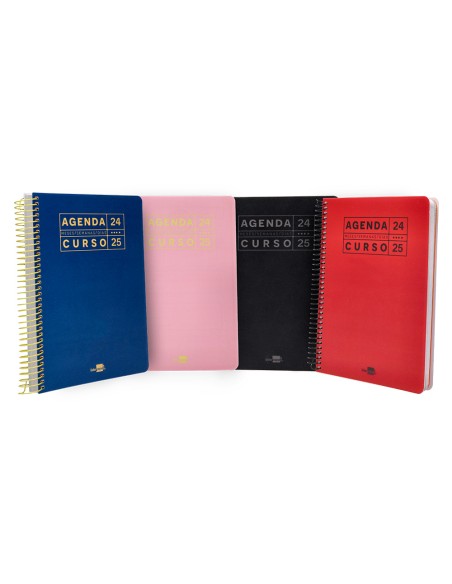 Agenda escolar liderpapel año 24 - 25 curso basic surtido día página a5