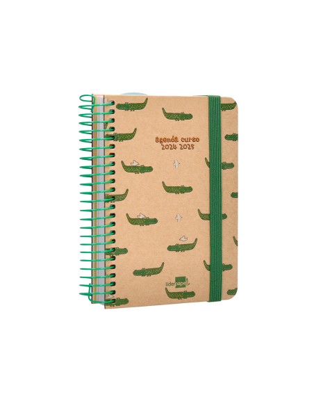 Agenda escolar liderpapel año 24 - 25 escolar classic surtido día página a6 tetra