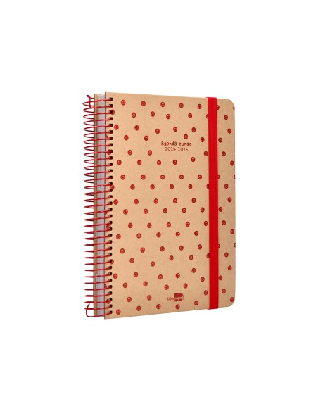 Agenda escolar liderpapel año 24 - 25 escolar classic smile día página a5 tetra