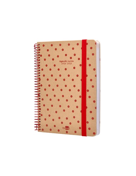 Agenda escolar liderpapel año 24 - 25 escolar classic smile día página a5 tetra
