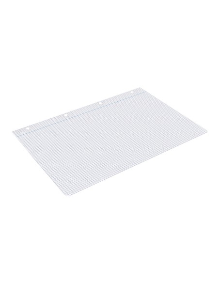 Recambio liderpapel a4 200+50 hojas 90g/m2 cuadro 4 mm con margen 4 taladros
