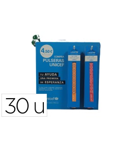 Pulsera de tela unicef... 2