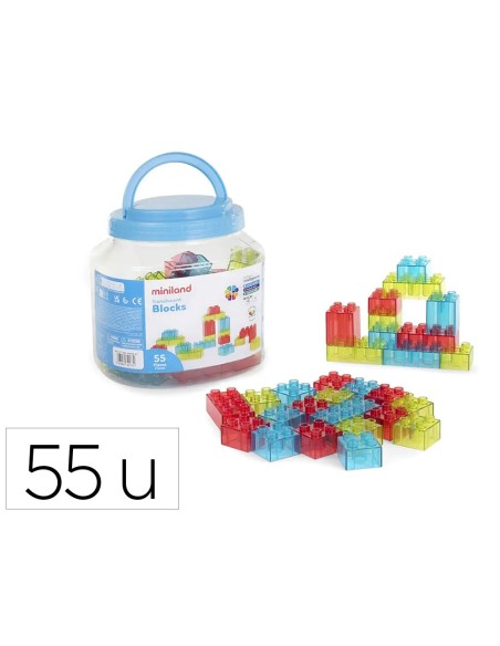 Juego didactico miniland bloques colores...