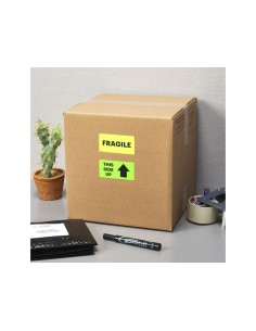 Etiqueta adhesiva tico rojo...