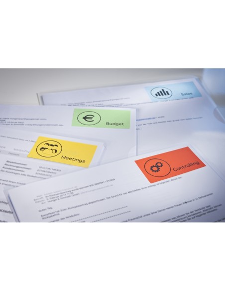 Etiqueta adhesiva tico rojo fl uorescenteses permanente fsc laser/inkjet/fotocopia 70x36 mmcaja de 1680 unidades