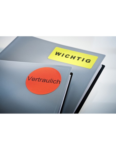 Etiqueta adhesiva tico rojo fl uorescenteses permanente fsc laser/inkjet/fotocopia 70x36 mmcaja de 1680 unidades